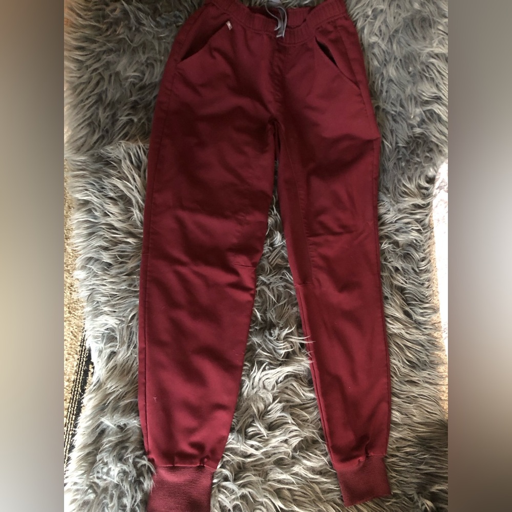 Pre-Owned- Tansen™ Jogger Scrub Pants BURGUNDY for Men